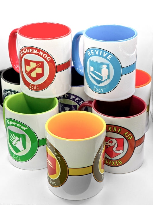 Pack 8 Tazas Zombie Soda (Posavasos a juego incluidos)