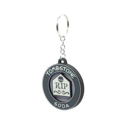 Tombstone Soda Keychain 