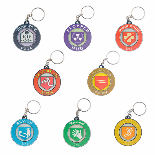 Pack 8 LLaveros Zombie Soda